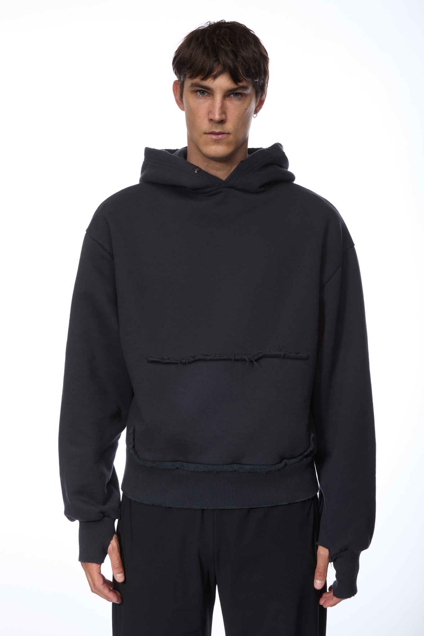 DISTRESSED HOODIE